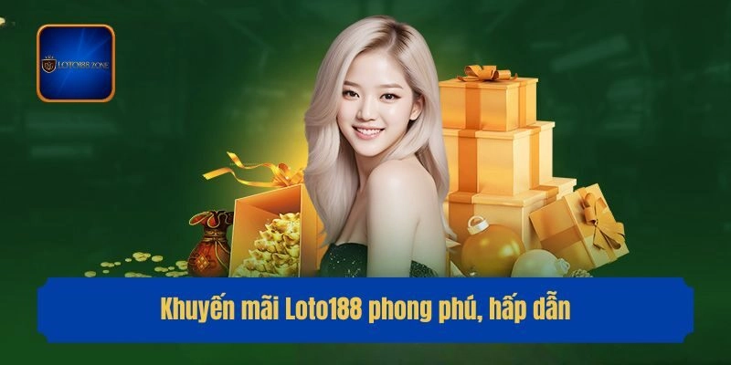 Khuyến mãi Loto188 phong phú, hấp dẫn